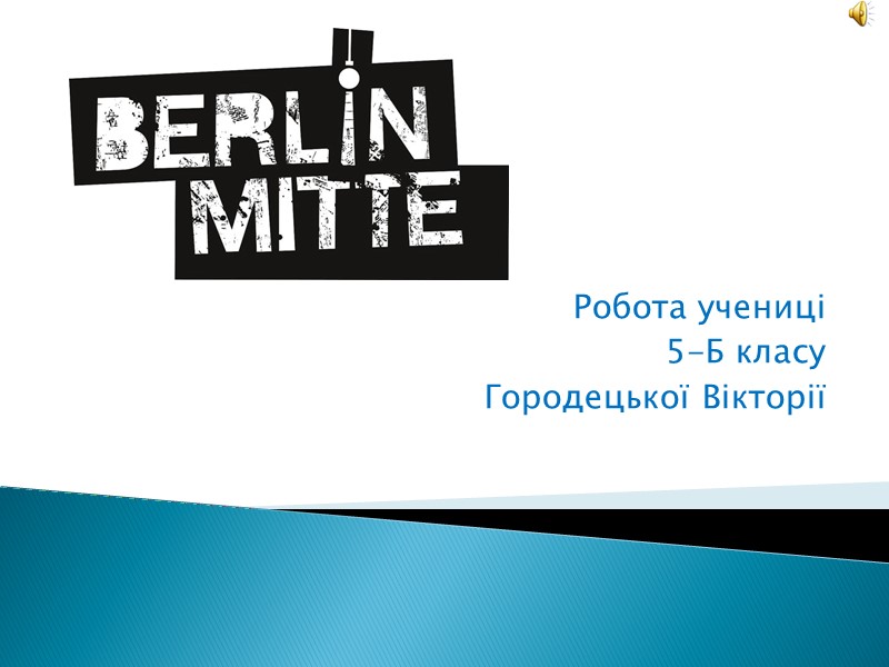Робота учениці  5-Б класу  Городецької Вікторії